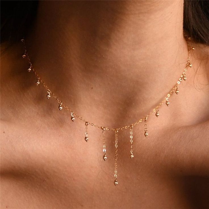 LAYERED Y-DROP NECKLACE