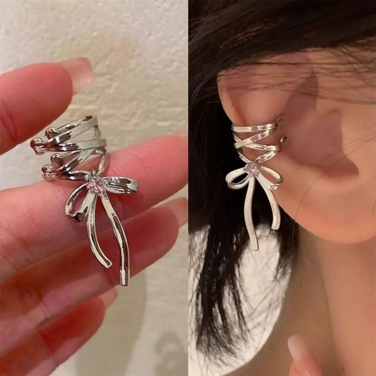 Trendy Bow Knot Ear Cuff