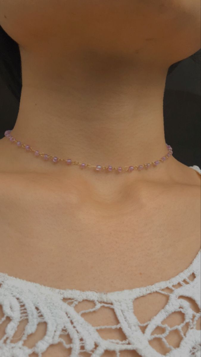 Lavender Whisper Choker