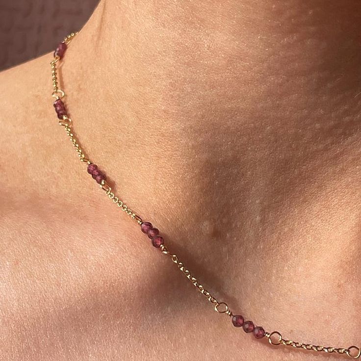 Blush Bloom Beaded Choker