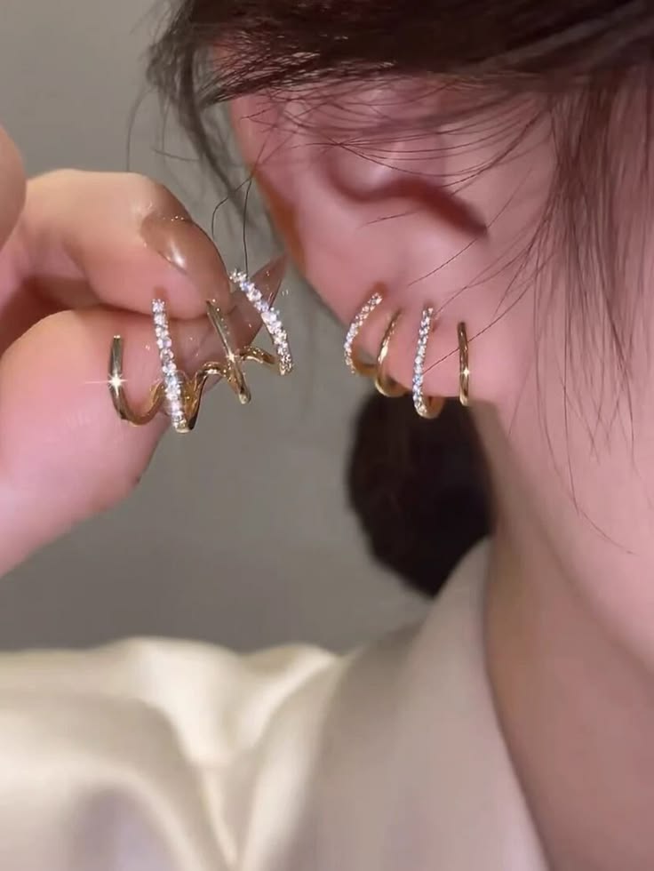 Twinkle Spiral Ear Cuff Set
