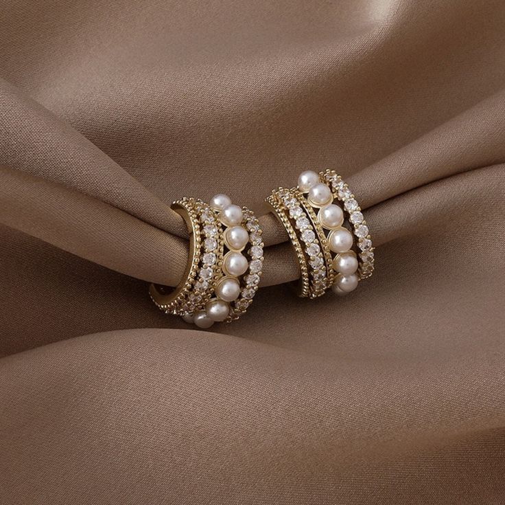Pearl Radiance Hoop Earrings