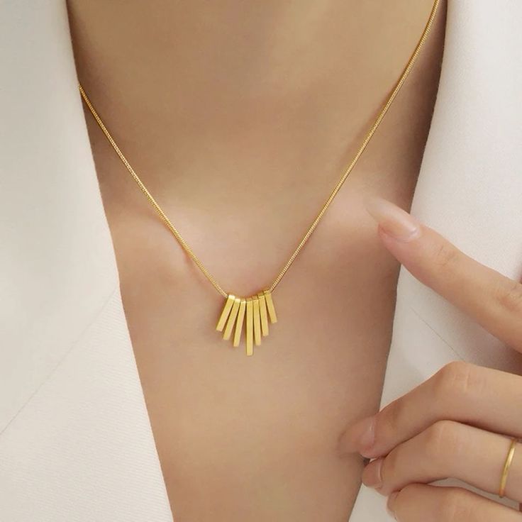 Sunray Cascade Necklace